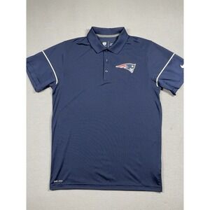 Men's New England Patriots Nike Dri Fit Polo - Medium
